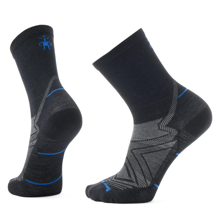 Mens Run Zero Cushion Mid Crew Socks