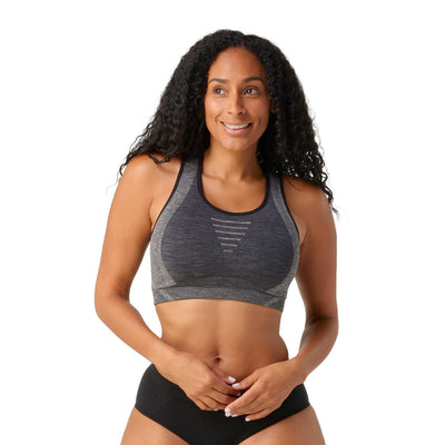 Womens Merino Seamless Racerback Bra